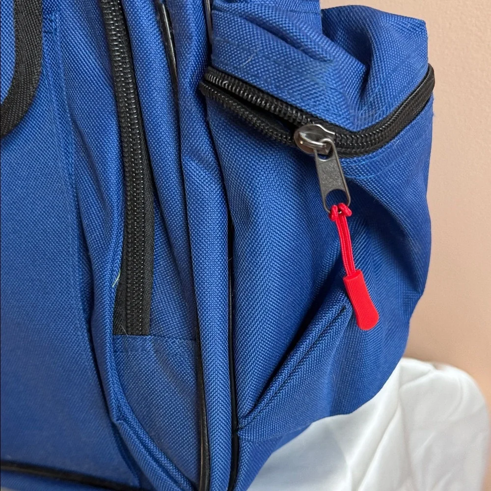 Blue Laptop Briefcase with Multiple Compartments - Unbranded